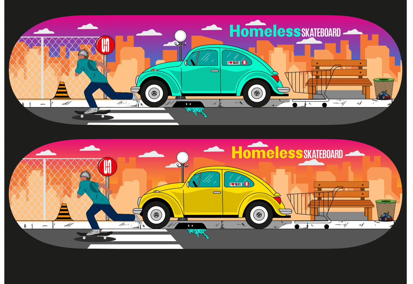 FUSCA SKATEBOARD DECK